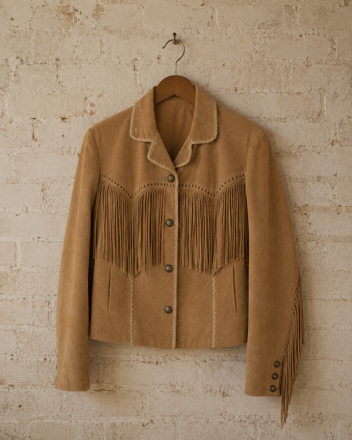 Fringed Suede Jacket